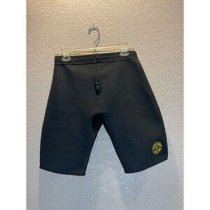 Gold's Gym Shorts Mensa M/L Black Neoprene Stretch Compression Workout Gym